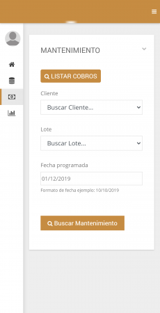 Aplicación cobro